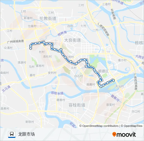 923路 Bus Line Map