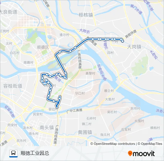 925路 Bus Line Map