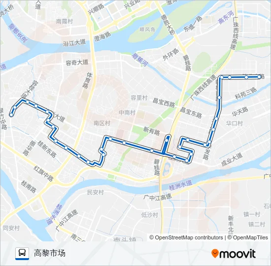 927路 Bus Line Map