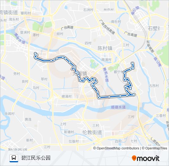 公交931路的线路图