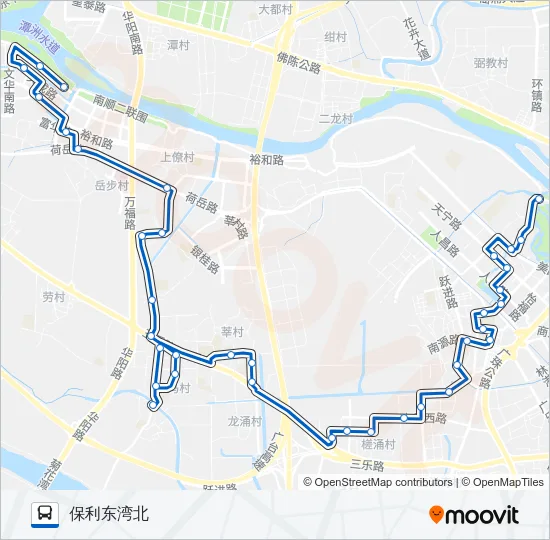 932路 Bus Line Map