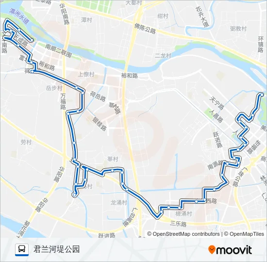 932路 Bus Line Map
