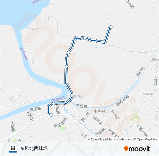 公交962路的线路图