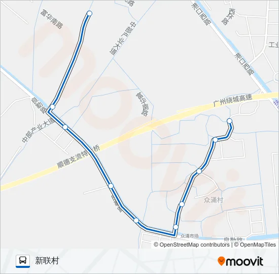 965路 Bus Line Map