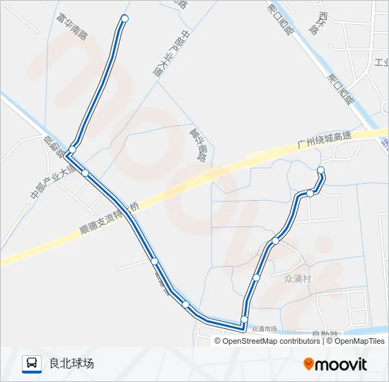 965路 Bus Line Map