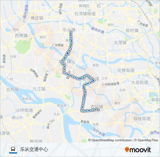 980路 Bus Line Map