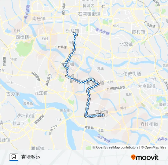 980路 Bus Line Map