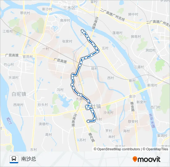 丹01路 Bus Line Map