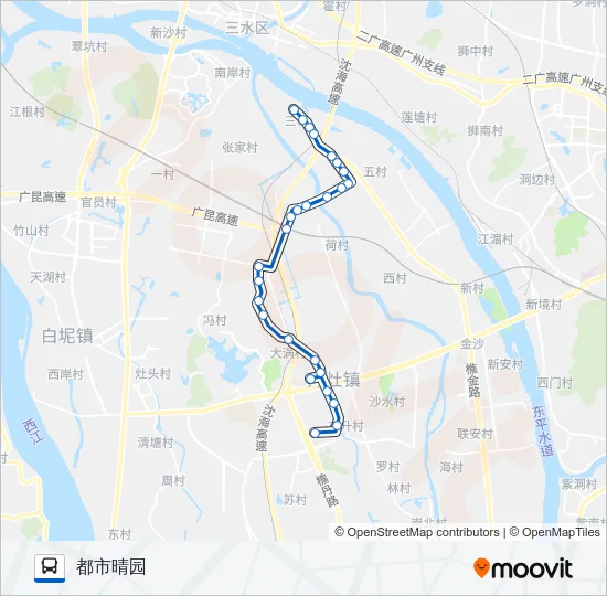 丹01路 Bus Line Map