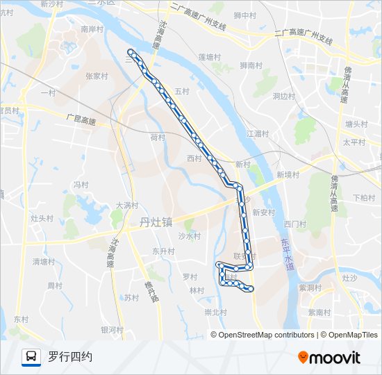公交丹02路的线路图