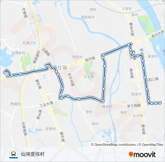 丹04路 Bus Line Map