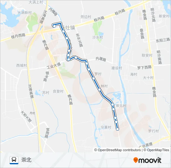 丹05路 Bus Line Map