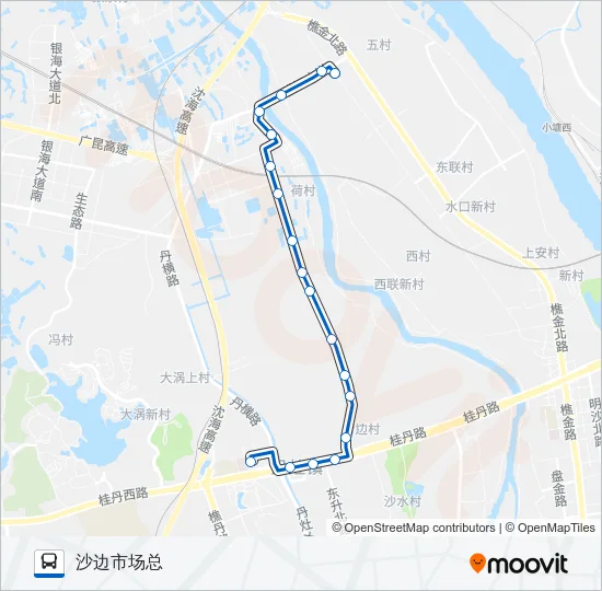 丹06路 Bus Line Map