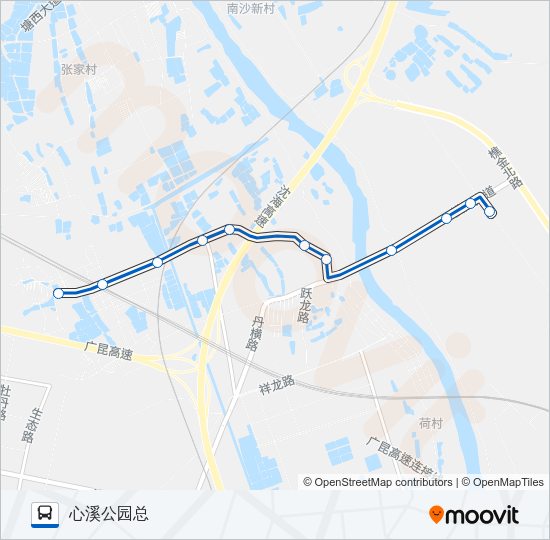 公交丹07路的线路图