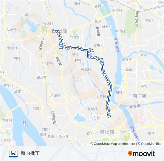 公交丹16路的线路图