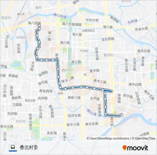 公交桂02路的线路图