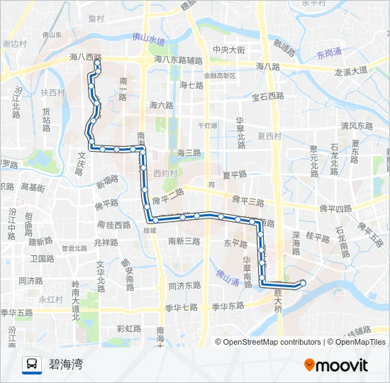 桂02路 Bus Line Map