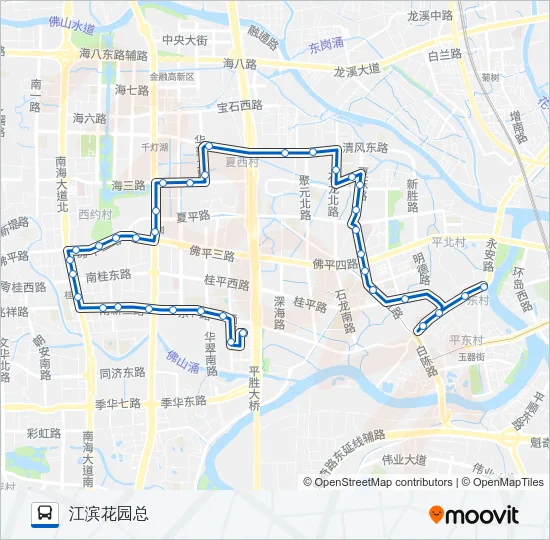 桂04路 Bus Line Map