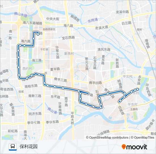 桂07路 Bus Line Map