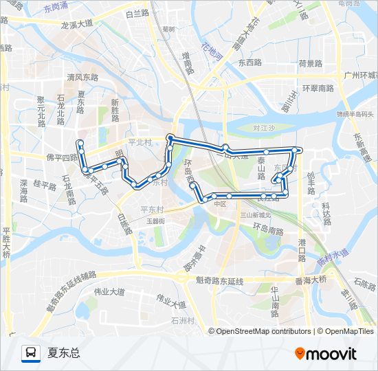 公交桂08路的线路图