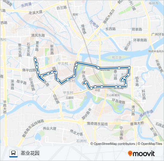 公交桂08路的线路图