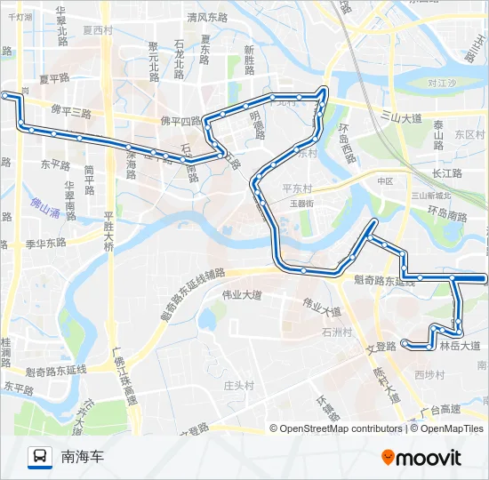 桂09路 Bus Line Map