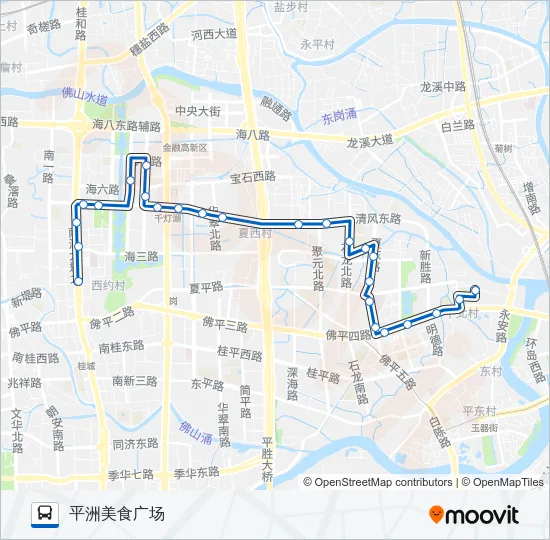 桂11路 Bus Line Map