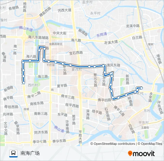 桂11路 Bus Line Map