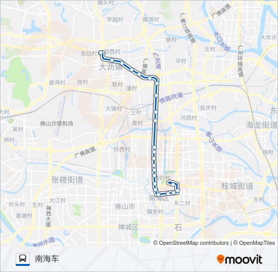 桂17路 bus Line Map