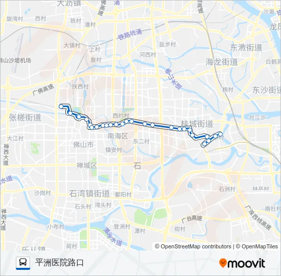 桂24路 Bus Line Map