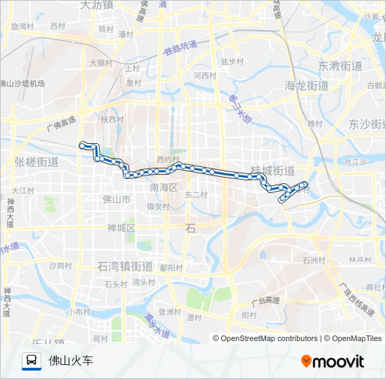 桂24路 Bus Line Map