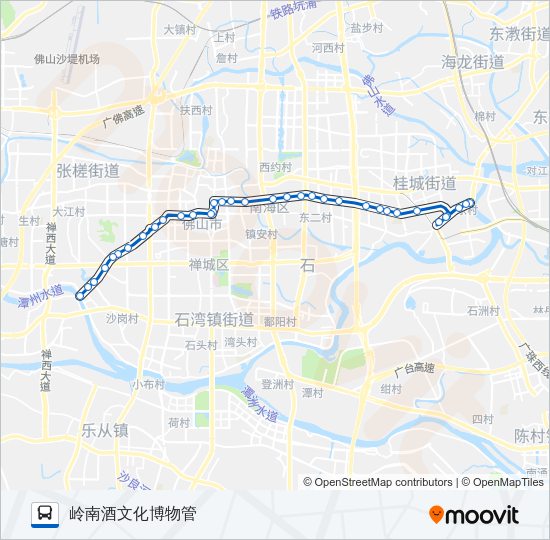 公交桂26路的线路图