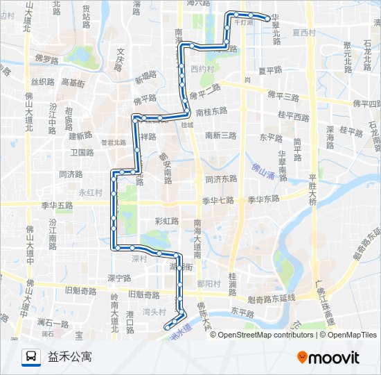 公交桂27路的线路图