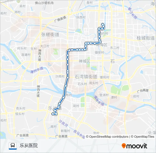 桂28路 Bus Line Map