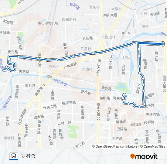公交桂29路的线路图