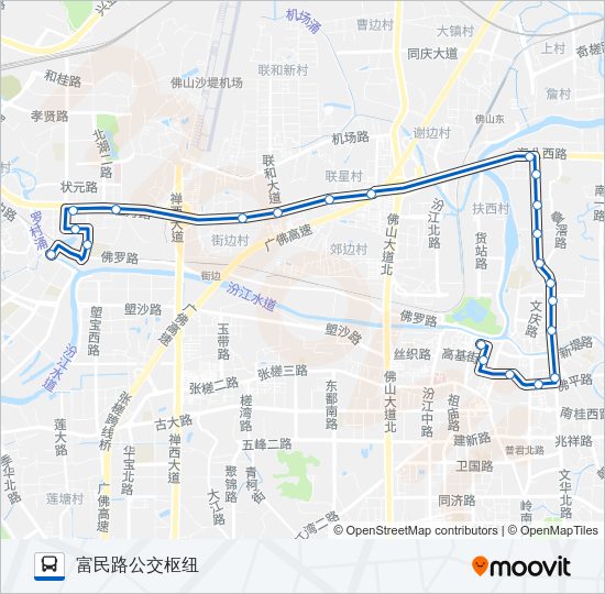 公交桂29路的线路图