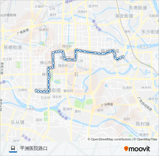 桂30路 Bus Line Map