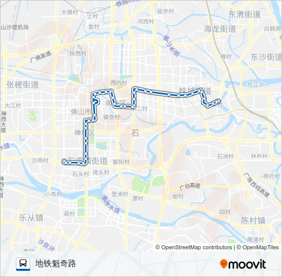 桂30路 Bus Line Map