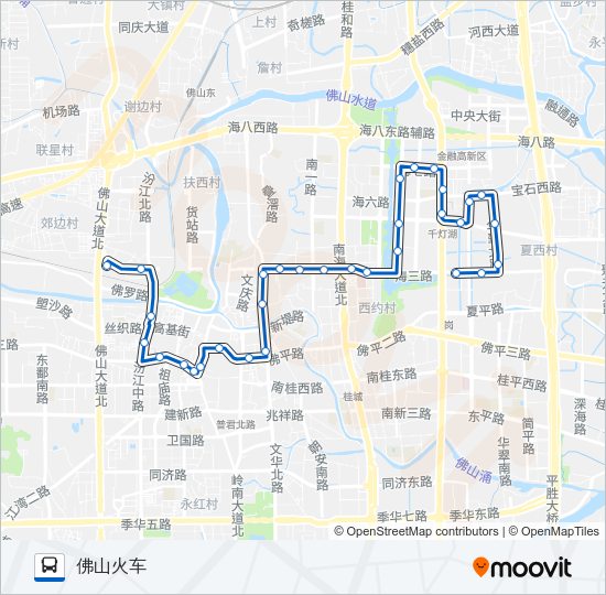 桂32路 Bus Line Map