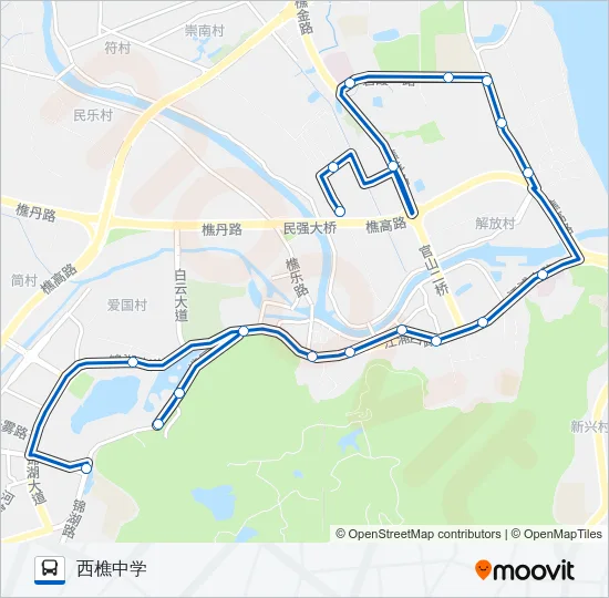 樵01路 Bus Line Map