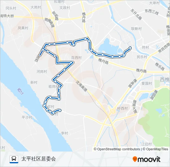 樵04路 Bus Line Map