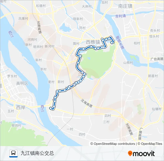 樵05路 Bus Line Map