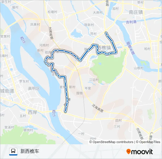 樵06路 Bus Line Map