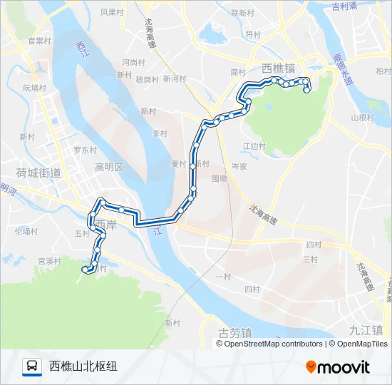 樵09路 Bus Line Map