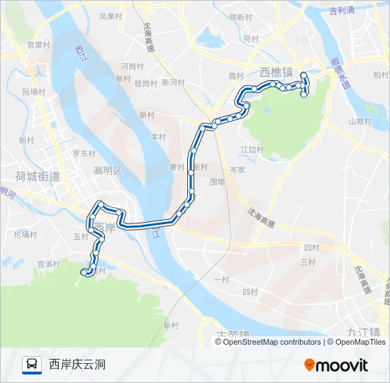 樵09路 Bus Line Map