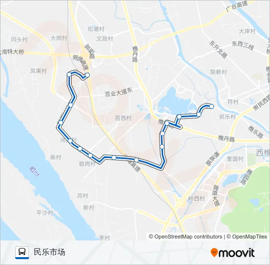 樵11路 Bus Line Map