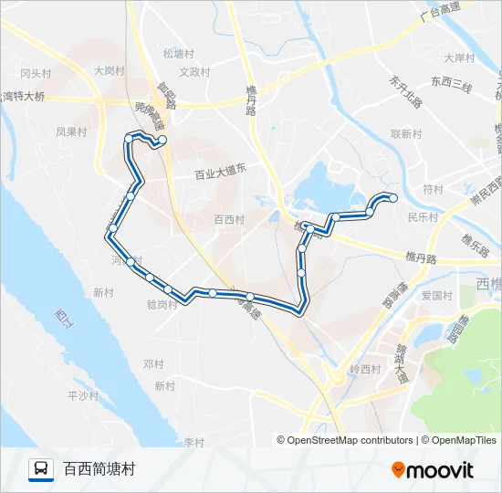樵11路 Bus Line Map
