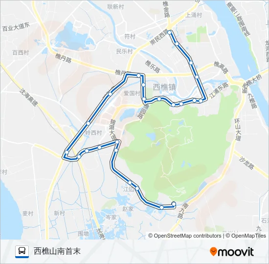 樵15路 Bus Line Map