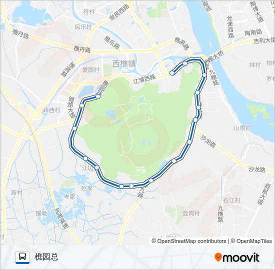 樵16路 Bus Line Map