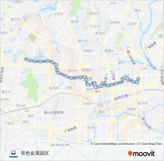 沥01路 Bus Line Map